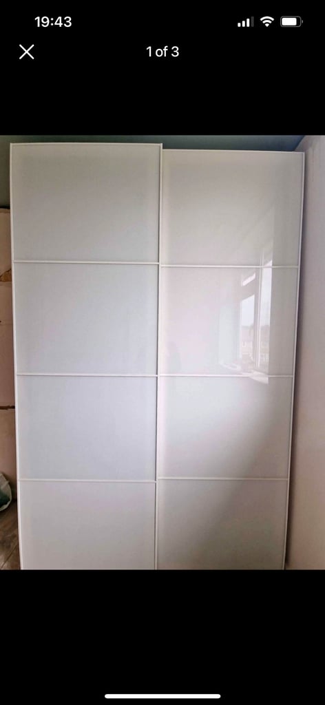 image for IKEA Pax Wardrobe with Sliding Doors 