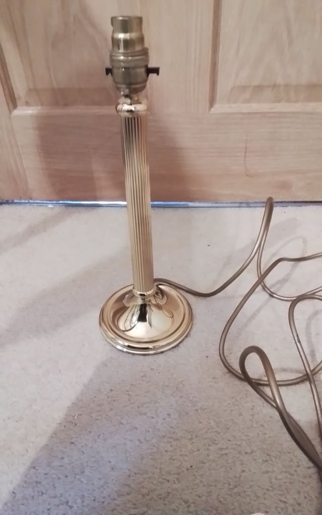  lamp stand for table lamp from Marks and Spencer’s, brass effect. 
