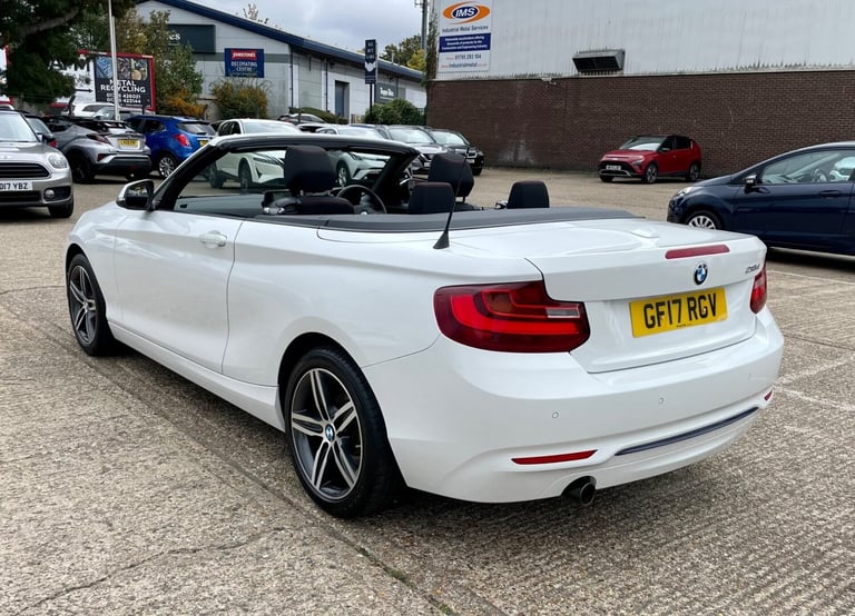 2017 BMW 2 Series 218D SPORT Convertible Diesel Manual