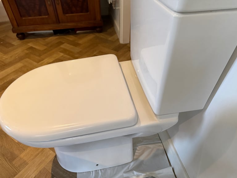 Laufen close coupled toilet and cistern