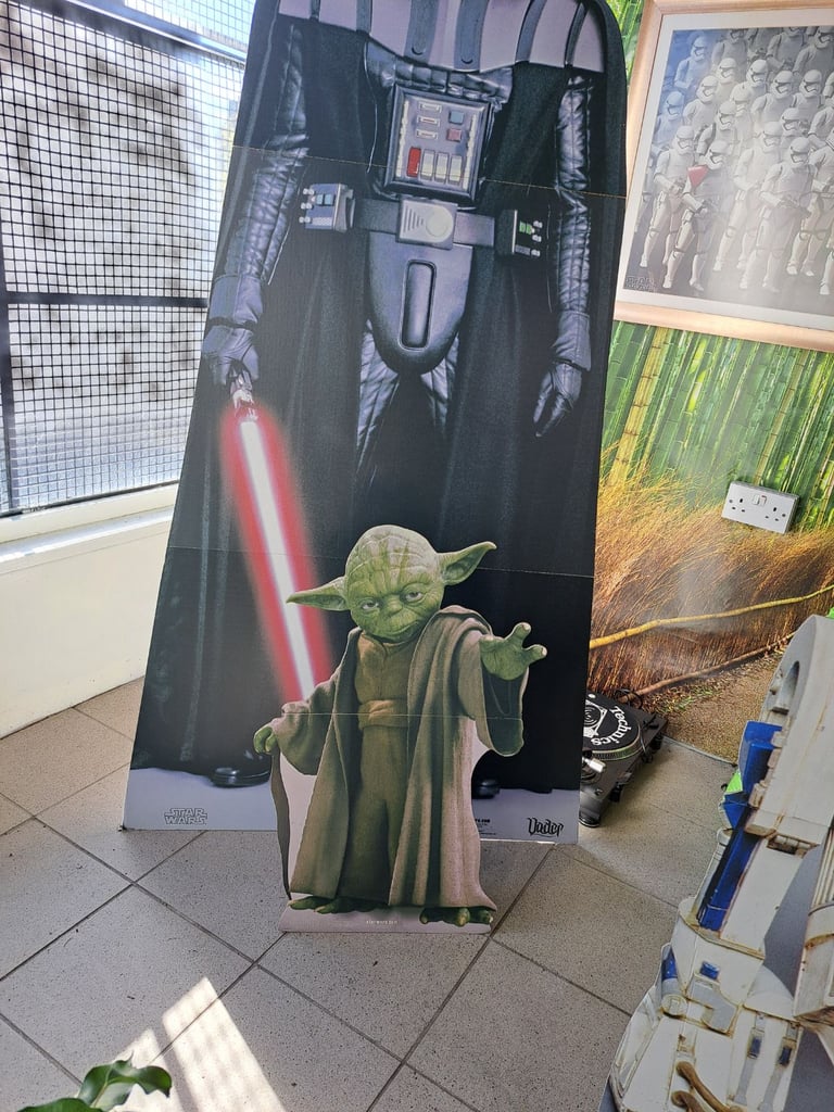 image for Four life size  star wars figures 