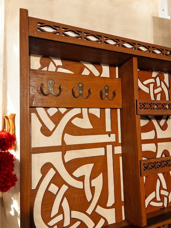 Spice Kitchen storage Herb Rack Spice Shelf Rack Rustic Wooden Handmade Laser Cut