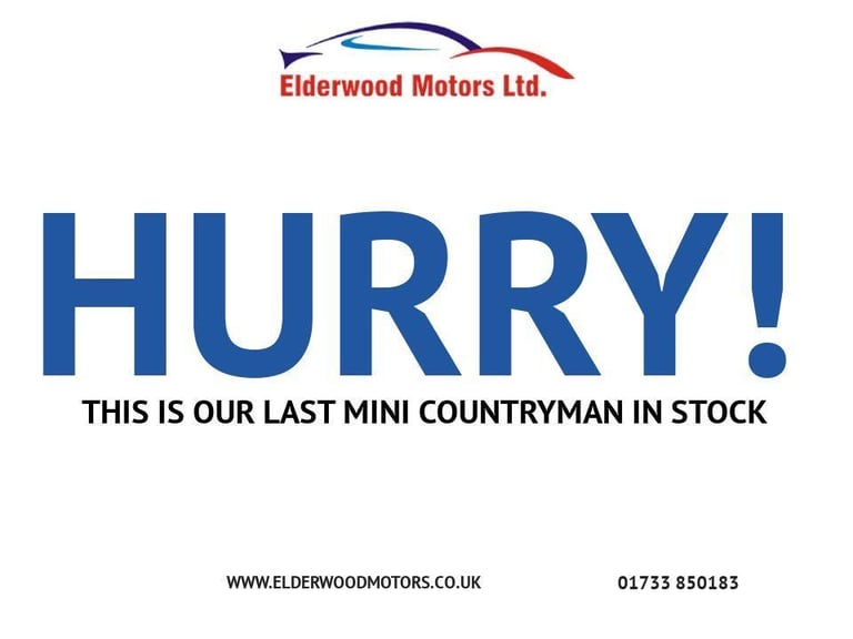 2011 MINI Countryman 1.6 Cooper S SUV 5dr Petrol Manual ALL4 Euro 5 (s/s) (184 ps) BLUETOOTH WIT ...