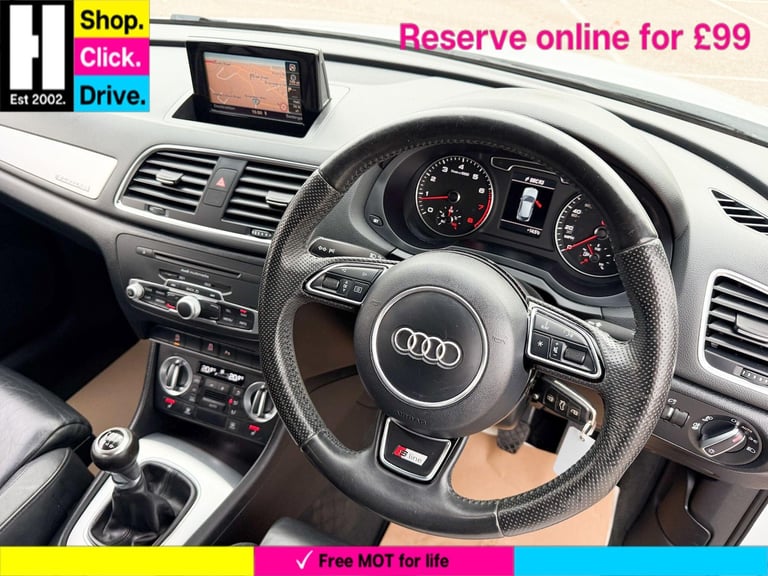 2012 Audi Q3 2.0 TFSI S line SUV 5dr Petrol Manual quattro Euro 5 (s/s) (170 ps) ESTATE Petrol Ma...