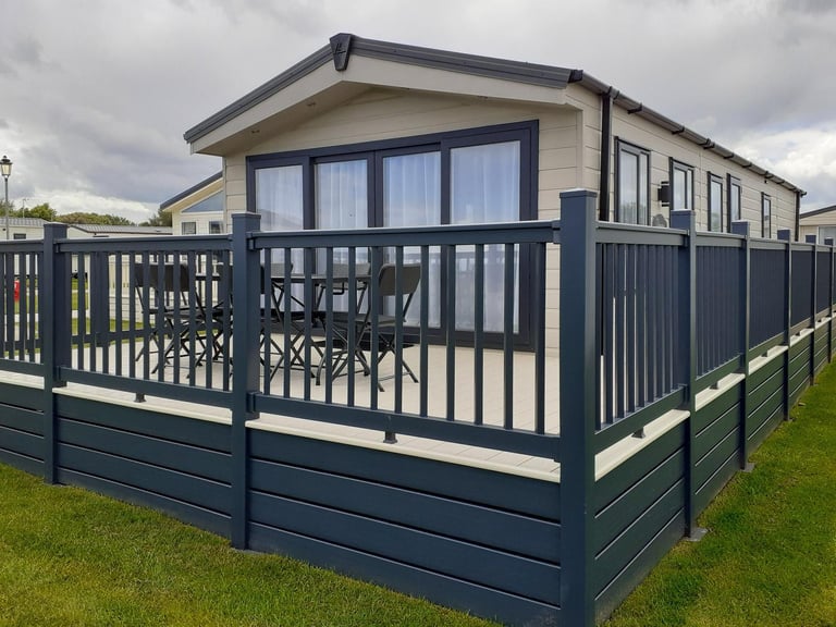 Delta Superior Deluxe 2022 static caravan at Broadland Sands, Corton, Suffolk