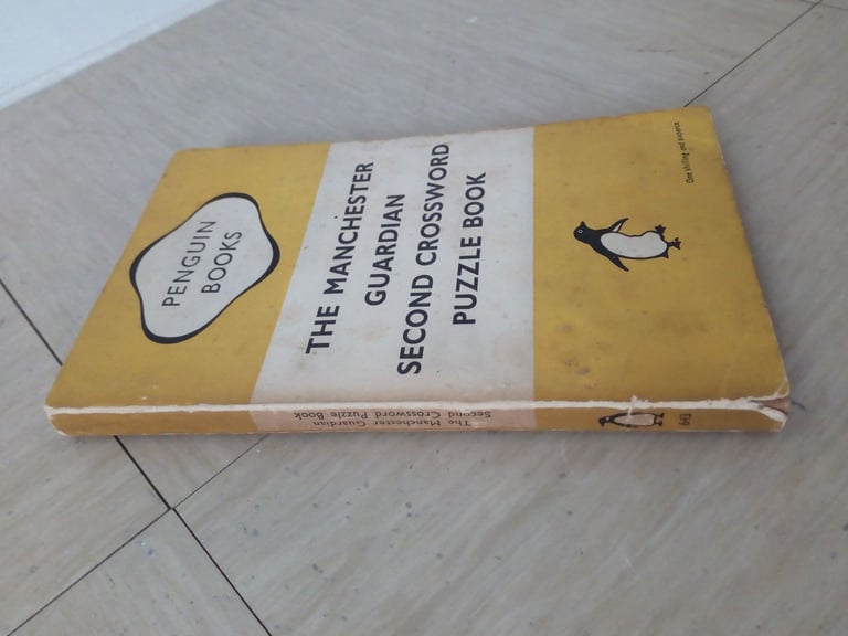 1948 MANCHESTER GUARDIAN SECOND CROSSWORD PUZZLE BOOK *FIRST EDITION VINTAGE PENGUIN BOOK