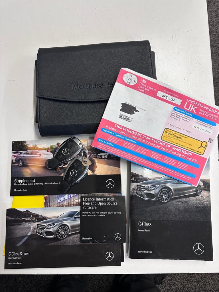 2018 67 REG MERCEDES C CLASS C200 2.0 PETROL DAMAGED REPAIRABLE SALVAGE