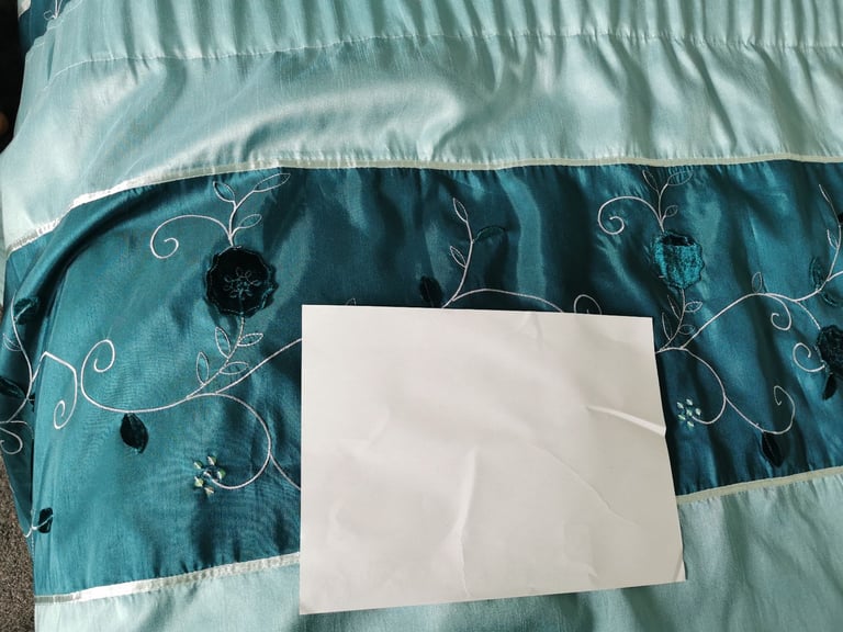 Luxury black curtains with silver accents. 168*183, ideally, urgent sale due to departure