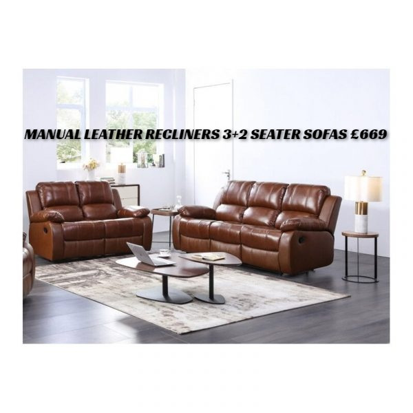Best price recliner sofa 3seater two seater corner 