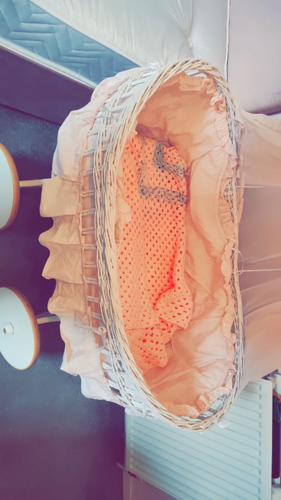 Baby moses pram wicker basket 