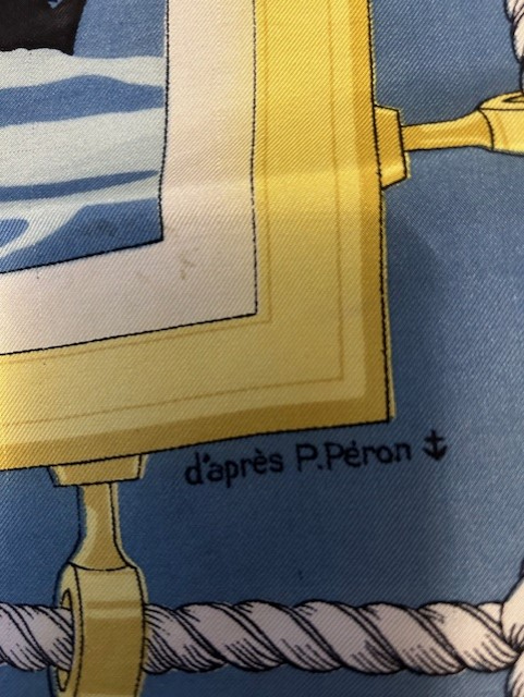 Genuine Hermes Silk Scarf