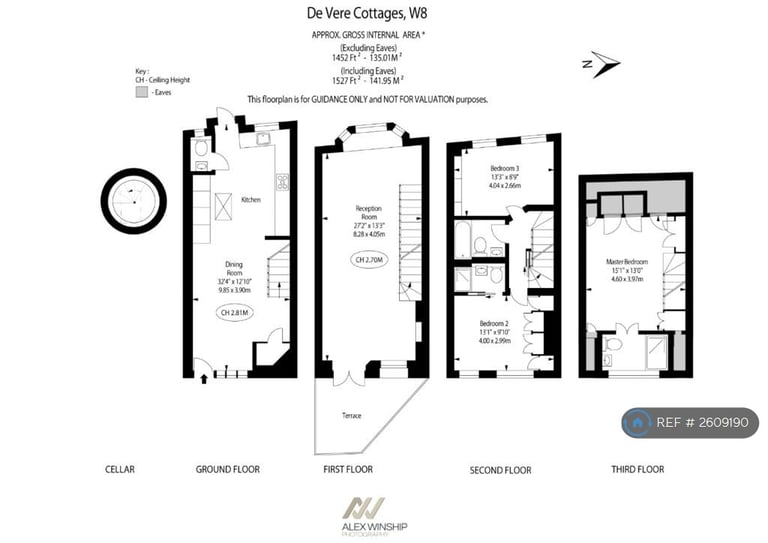 3 bedroom house in De Vere Cottages, London, W8 (3 bed) (#2609190)