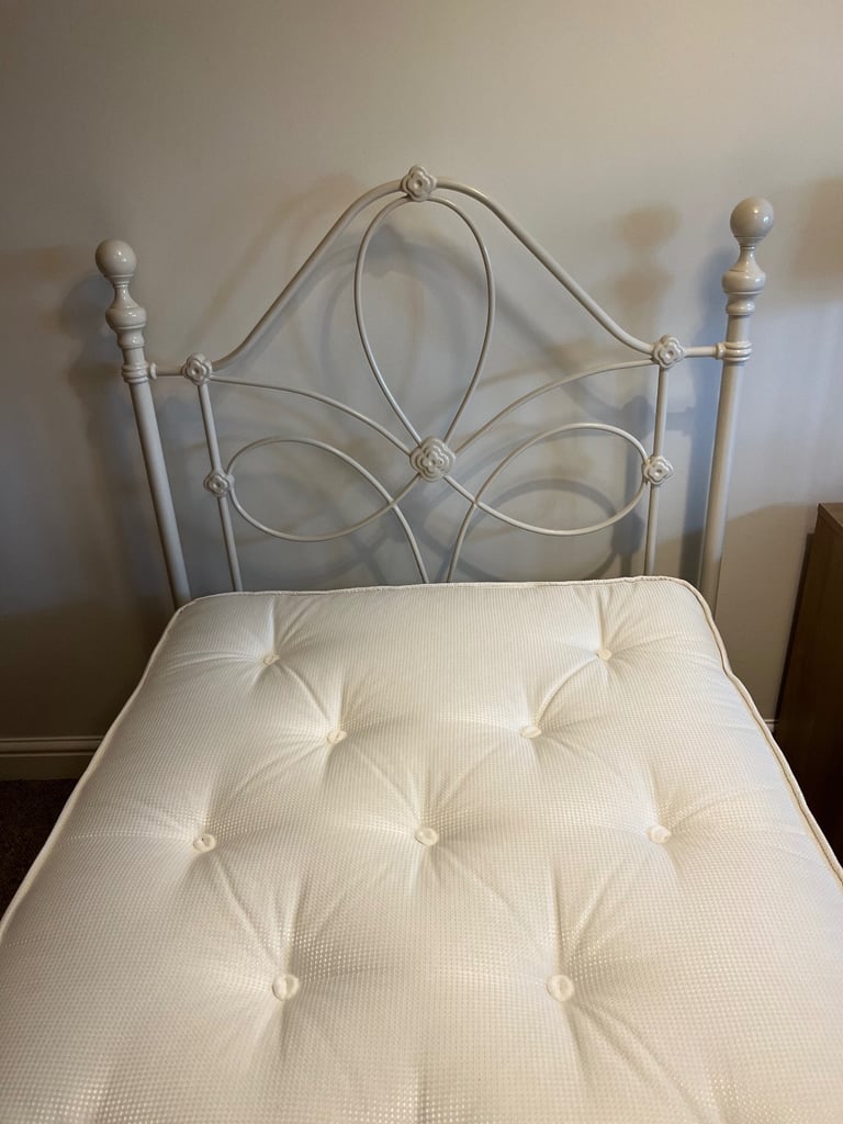 Two Laura Ashley single beds (frames and mattresses)