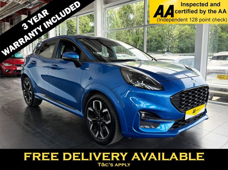 image for 2021 Ford Puma 1.0T EcoBoost MHEV ST-Line X SUV 5dr Petrol Manual Euro 6 (s/s) (125 ps) HATCHBACK...