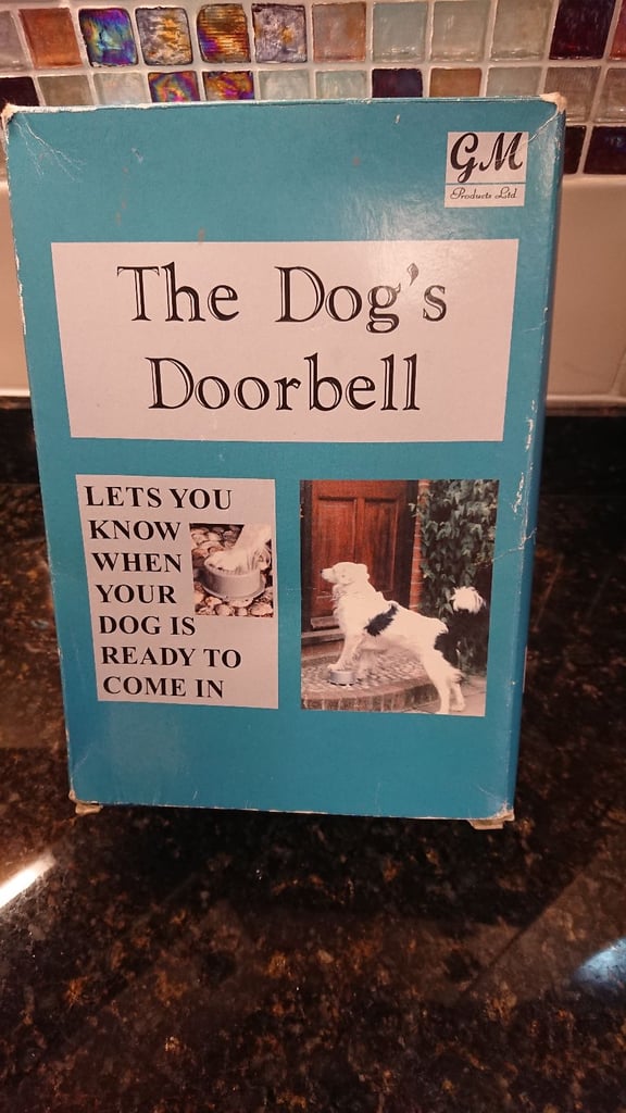 image for The dog door bell new 