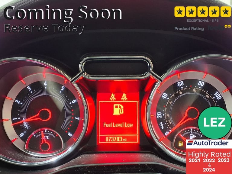 2016 Vauxhall ADAM 1.2i SLAM Hatchback 3dr Petrol Manual Euro 6 (70 ps) Hatchback Petrol Manual