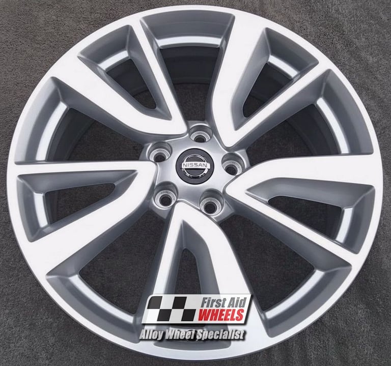 R367 Swap NISSAN QASHQAI X-TRAIL 4X 19'' GENUINE TEKNA BRIGHT SILVER ALLOY WHEELS