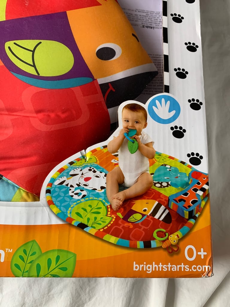 Bright starts spots and stripes baby gym play mat