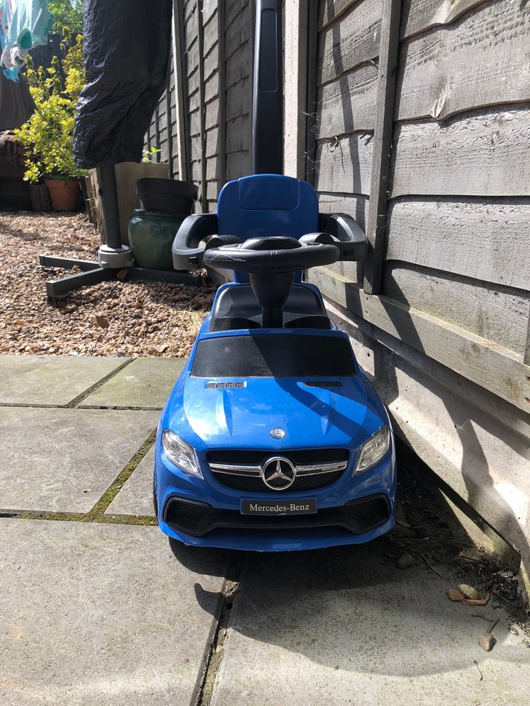 Kids ride/push along Mercedes.