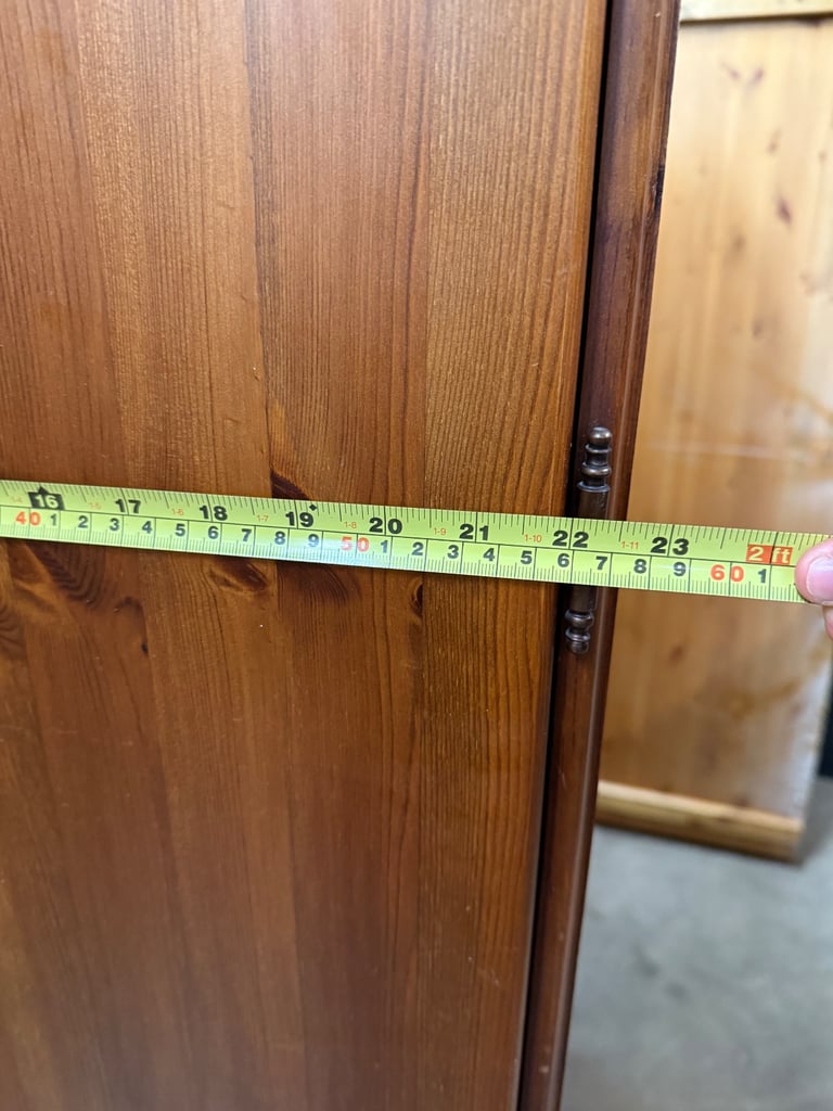 Ducal Pine Double Wardrobe 
