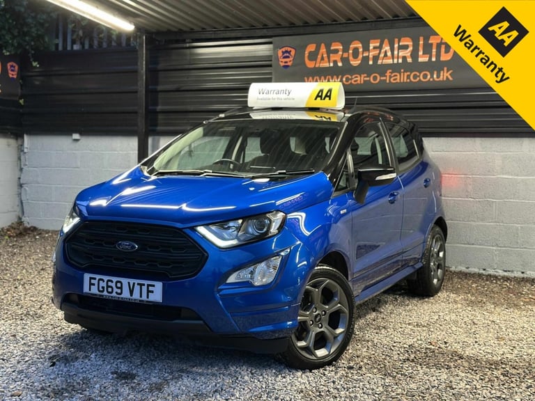 image for FORD ECOSPORT 1.0 T EcoBoost ST-Line Blue Manual Petrol 2019+R-CAMERA+SAT-NAV!