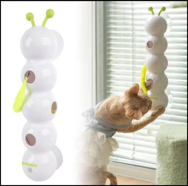 image for Caterpillar Smart Cat Toy –Smart Motion Cat Toy with Worm Design BNIB 