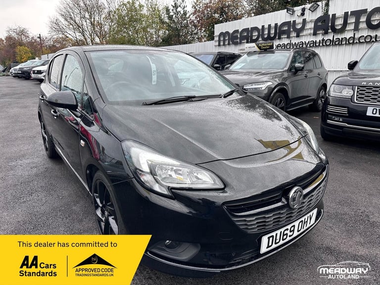 2019 Vauxhall Corsa 1.4 SRi Vx-line Nav Black 5dr HATCHBACK PETROL Manual