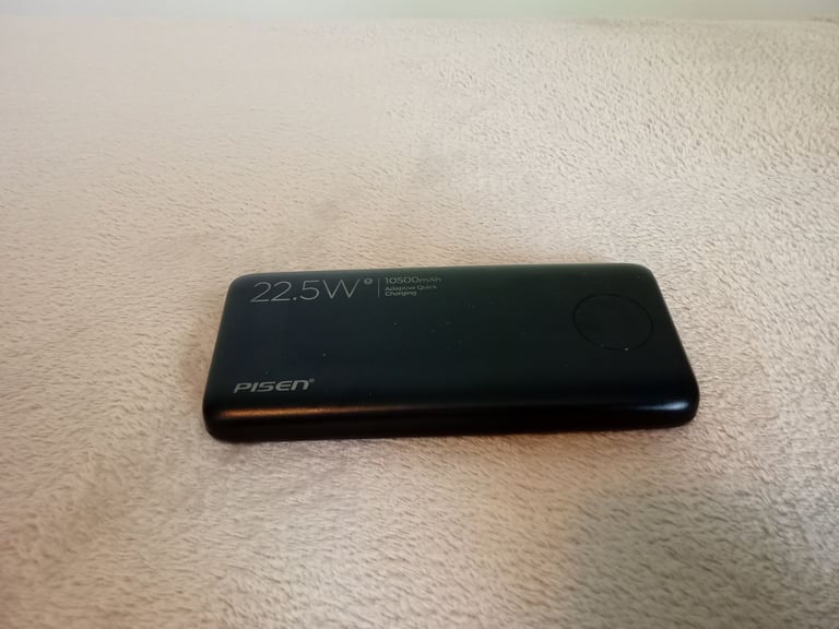 Pisen Power Bank 22.5W 10500mAh Adaptive Quick Charging USB-C / Lightning