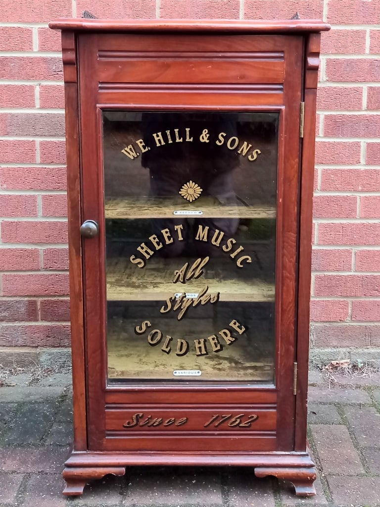 image for Edwardian Sheet Music / Display Cabinet