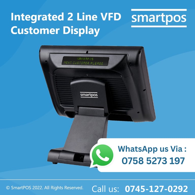 15” NEW EPOS System Retail Hospitality Salon Takeaway Restaurant With Software