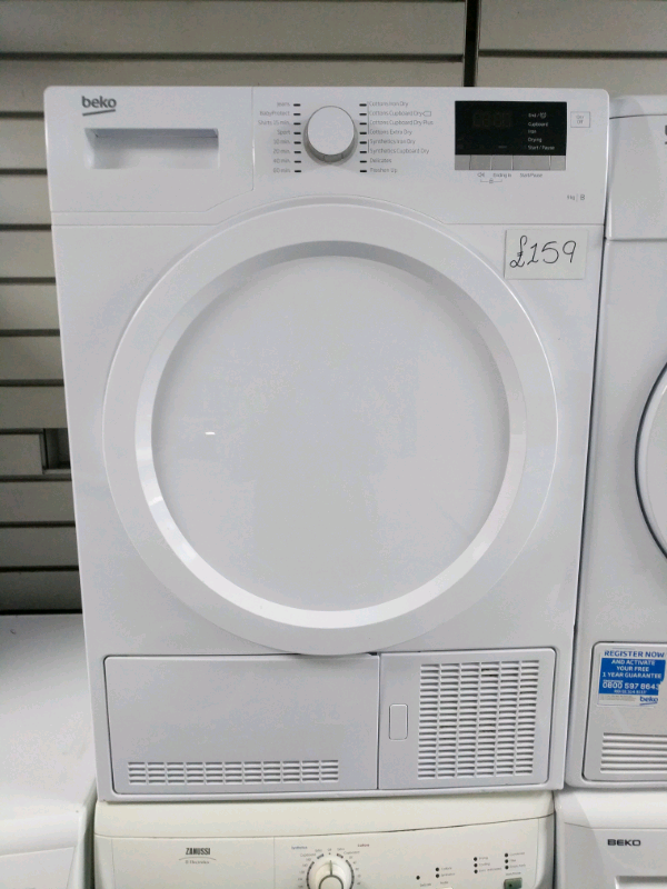 Reconditioned 9kg beko condenser dryer 6 months warranty 