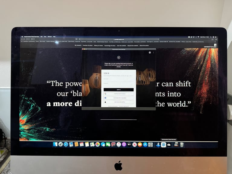 iMac 27 inch with free wireless keyboard and mouse