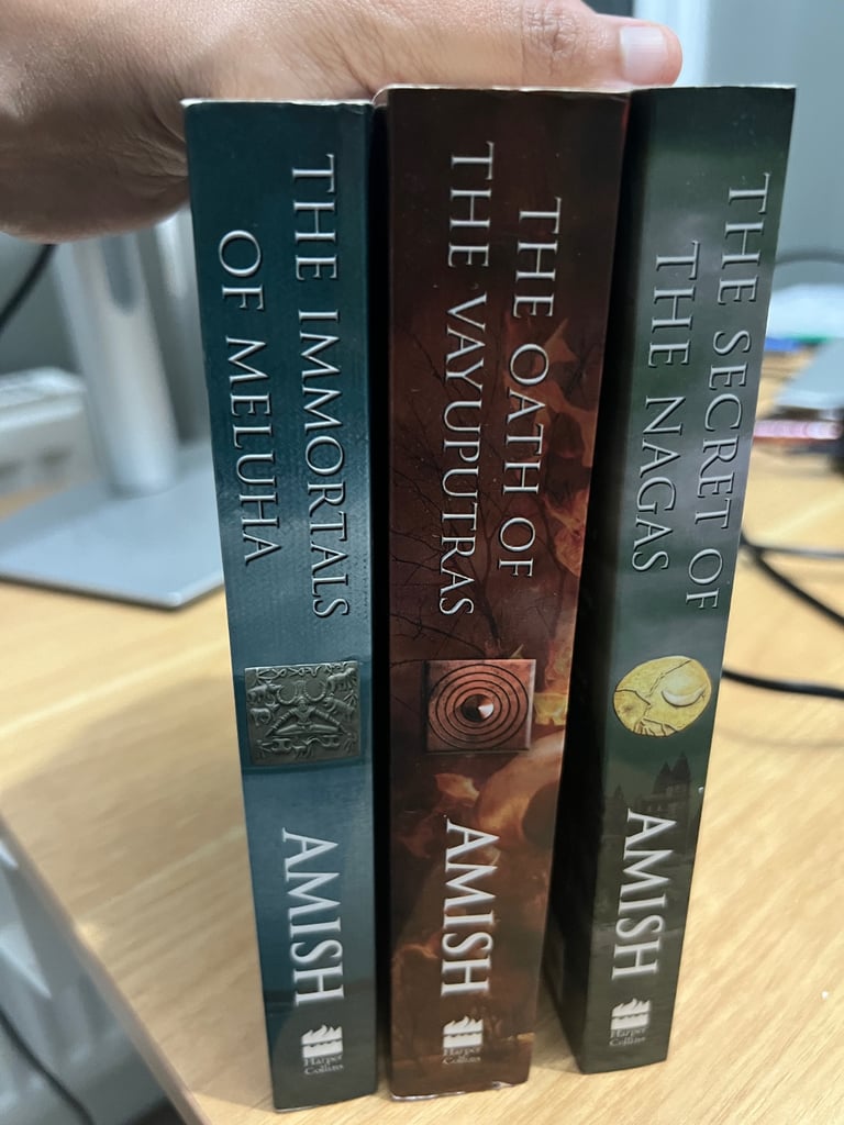 image for For Sale: Shiva Trilogy by Amish Tripathi – 3 Book Set – £11