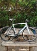 Custom built radial carbon fibre bicycle