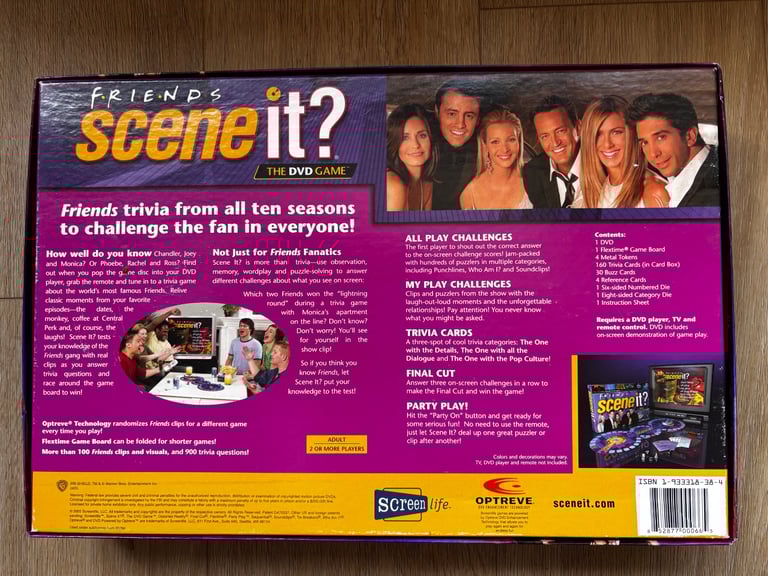 ‘Friends’ Scene it DVD game 