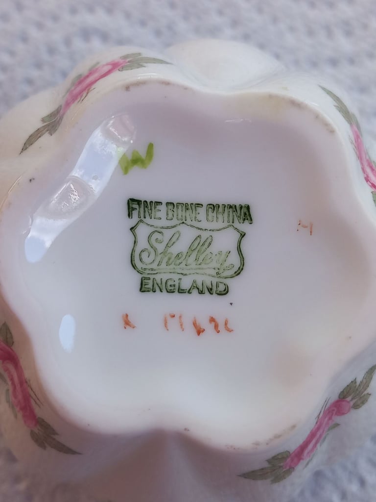 Dainty Pink Rosebud pattern, Handled Milk Creamer