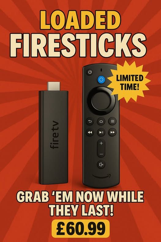image for amazon firestick and added extras 