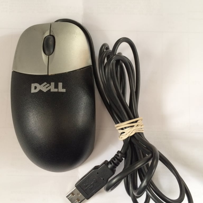 Dell Black & Silver Mouse