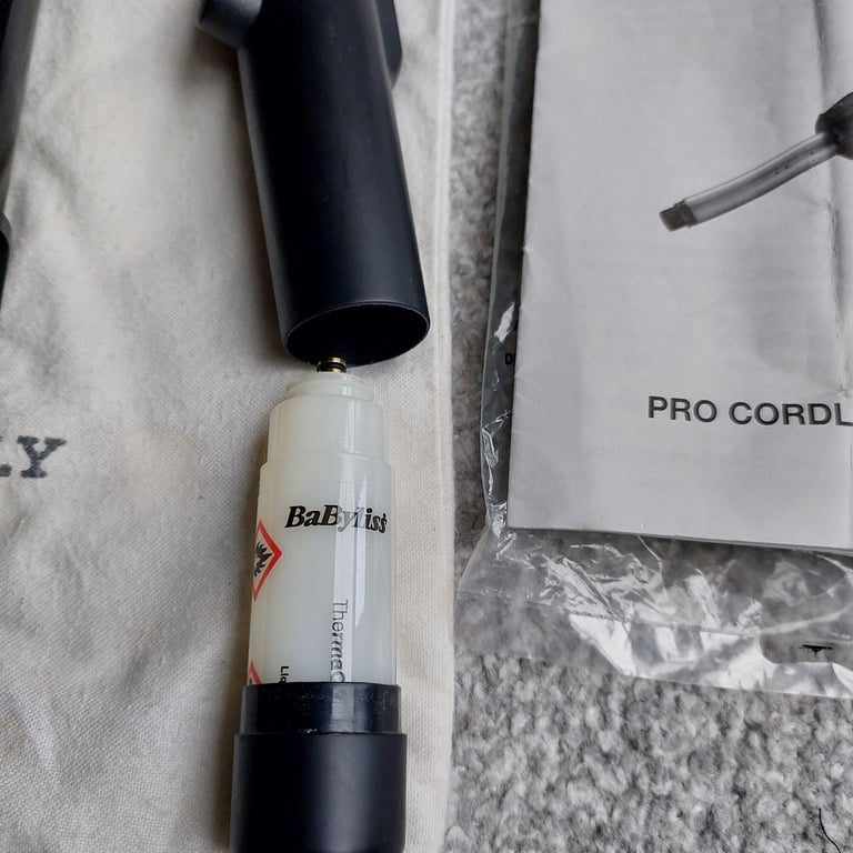 Babyliss PRO Cordless Hair Tongs Gas Powered G3 2583BU 