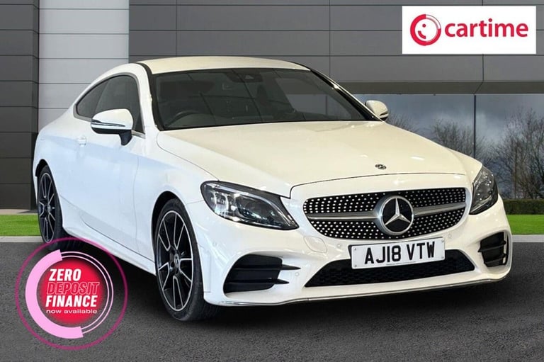 2018 18 MERCEDES-BENZ C-CLASS 1.5 C200 MHEV AMG LINE (PREMIUM) COUPE 2DR PETROL 