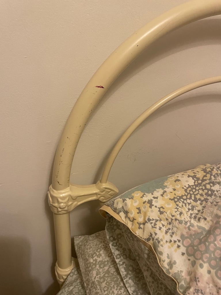 King size wrought Iron Laura Ashley bed