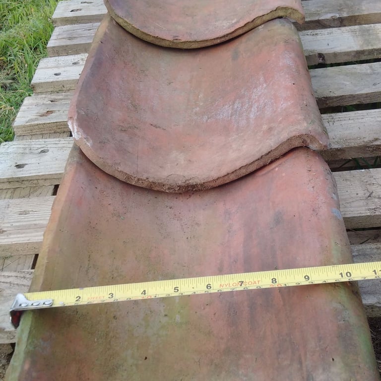1100+ Reclaimed, handmade antique red clay 'Dutch' Pantiles