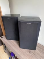 Sony SS-A307E Speaker System Pair of two HiFi Stereo Standmount Speakers Black