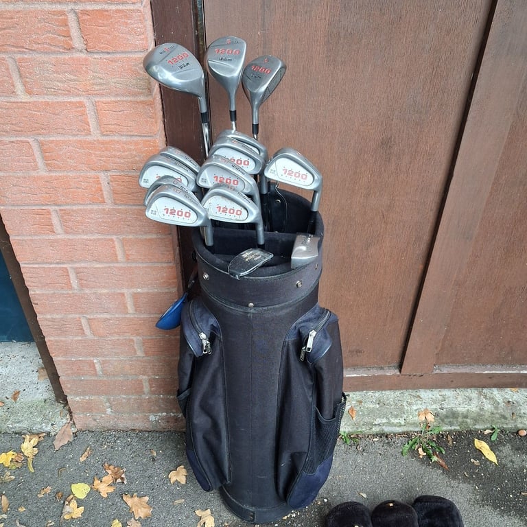 Full Set of Mens Golf Clubs - Wilson 1200 Gear Effect Mid Size 