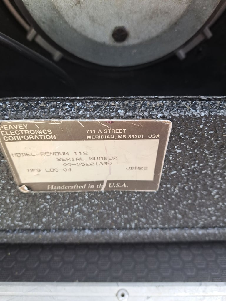Peavey Renown 112  160watt combo.