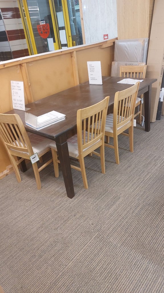 image for Dining Table with 4 chairs 