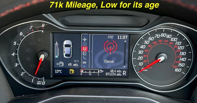 2012 Ford Mondeo 2.0T EcoBoost Titanium X Sport Powershift Euro 5 5dr HATCHBACK Petrol Automatic