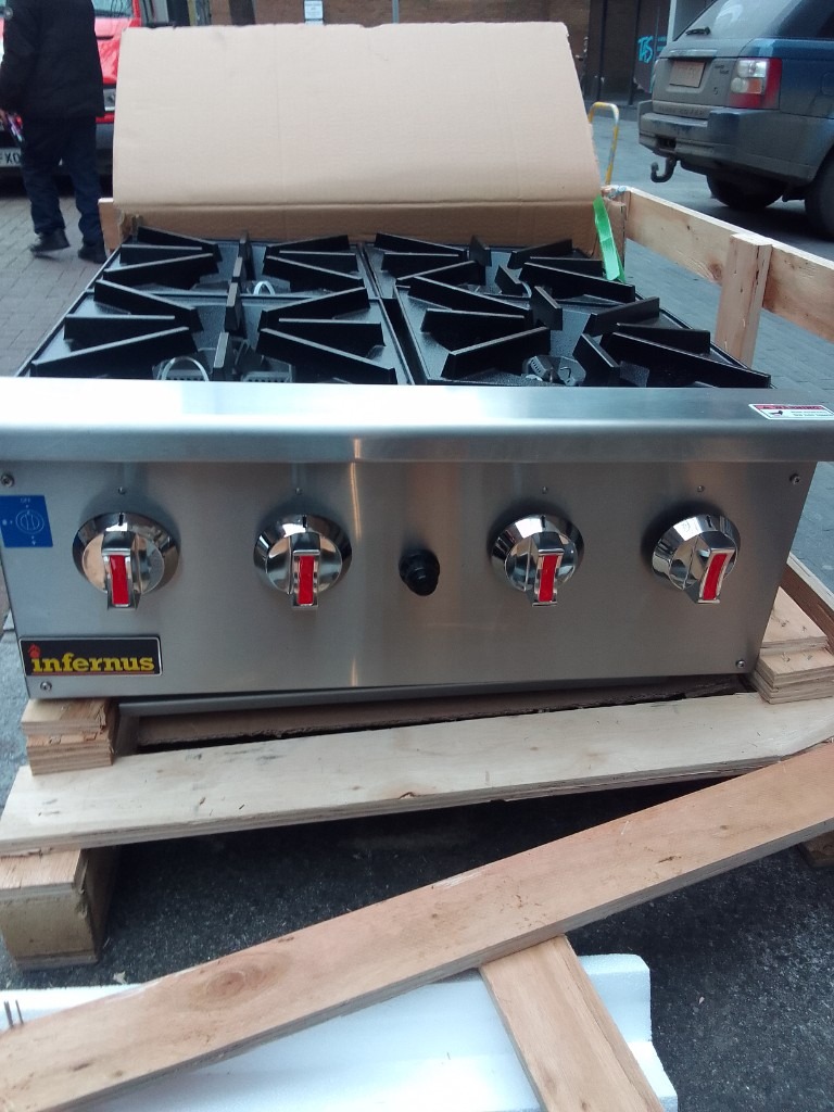 image for Catering equipment commercial gas hob restaurant kitchen trailer items 