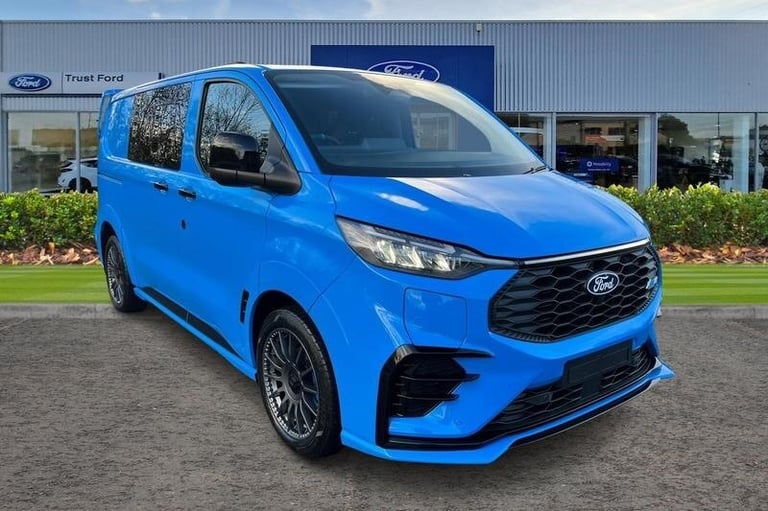 2025 Ford E-Transit 320 MSRT AUTO L1 SWB Double Cab In Van RWD 65kWh 210kw / 285PS, DUAL SIDE L C...