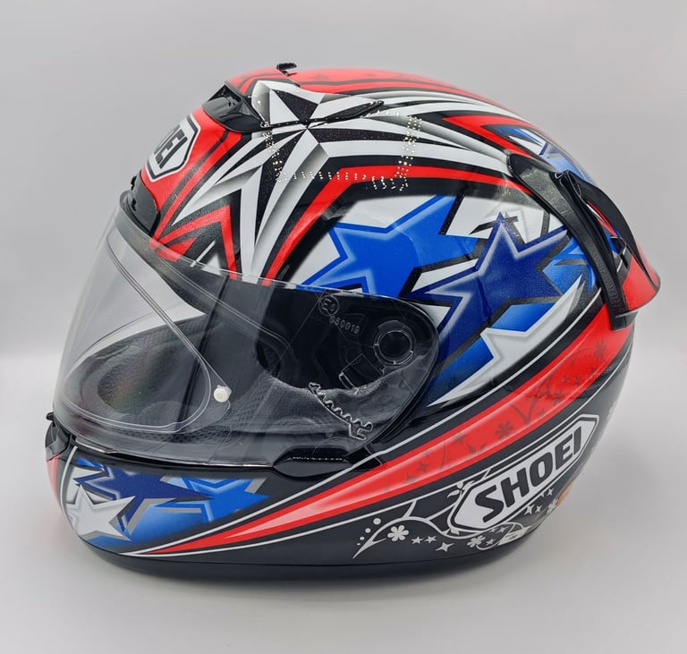 #SHOEI X-SPIRIT MOTORCYCLE HELMET - TONI ELIAS TC-1 - MEDIUM - MINT COND £170